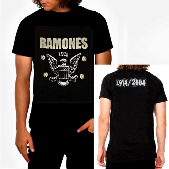 Chaser Other - Chaser Ramones Eagle 1974 Logo NYC punk rock Official T-Shirt XL NWT